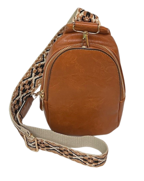 Vegan Leather Sling Bag - Stylish and Functional Solution for Busy Women/Moms - Market Street Waze